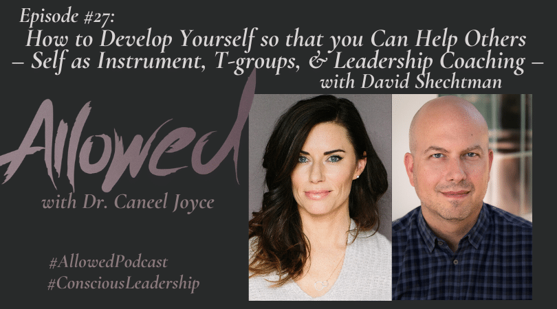 How to Develop Yourself so that you Can Help Others – Self as Instrument, T-groups, and Leadership Coaching with David Shechtman
